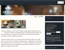 Tablet Screenshot of mosaicfinancialgroup.com